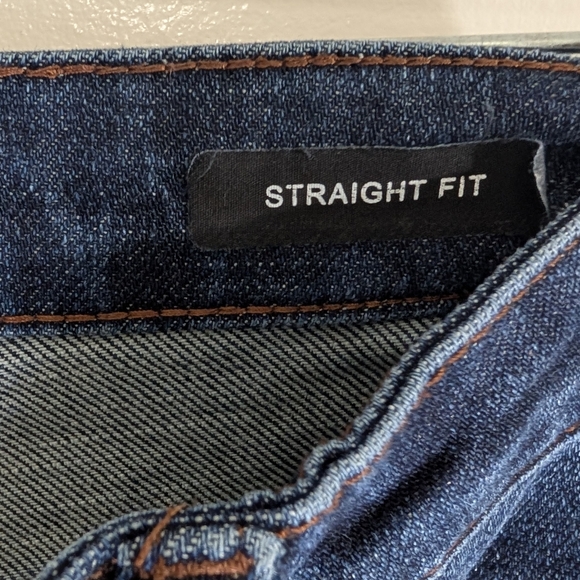 Judy Blue 9/29 Straight Leg Jeans Dark Wash Button Fly Stretch - Picture 4 of 8